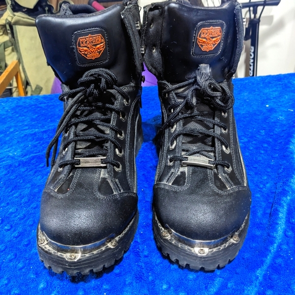 Milwaukee Leather Motorcycle Boots | Unisex | Black | Size 10.5 US - Picture 10 of 11